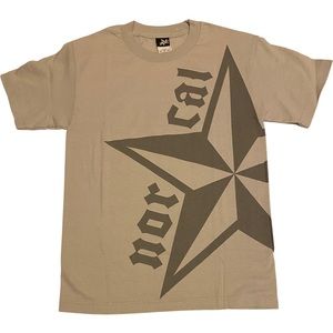 NOR CAL Giant Star Skateboard Tee - Silver [S]